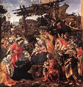 LIPPI, Filippino Adoration of the Magi sg oil painting on canvas
